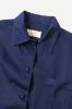 Le Mont Saint Michel - Gabardine Work Jacket (Blue) Women