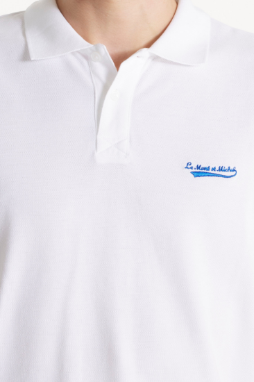 Le Mont Saint Michel - Touny – Polo Patch (White) Unisex