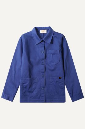 Le Mont Saint Michel - Twill Work Jacket (Vivid Blue) Women