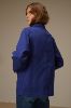 Le Mont Saint Michel - Twill Work Jacket (Vivid Blue) Women