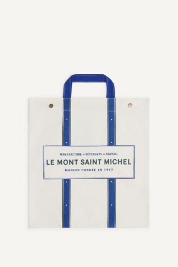 Le Mont Saint Michel - Arlina - Printed Tote (Navy)