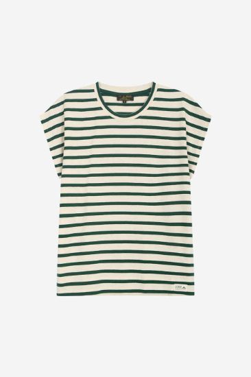 Le Mont Saint Michel - Theoxane – Mariniere Tank Top (Off-Green) Women
