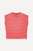 Le Mont Saint Michel - Theoxane – Mariniere Tank Top (Pink-Red) Women