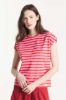 Le Mont Saint Michel - Theoxane – Mariniere Tank Top (Pink-Red) Women