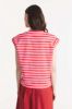 Le Mont Saint Michel - Theoxane – Mariniere Tank Top (Pink-Red) Women