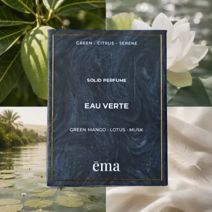  ēma Eau  Verte  Solid  Perfume  ·  Green  Mango,  Lotus  &  White  Musk