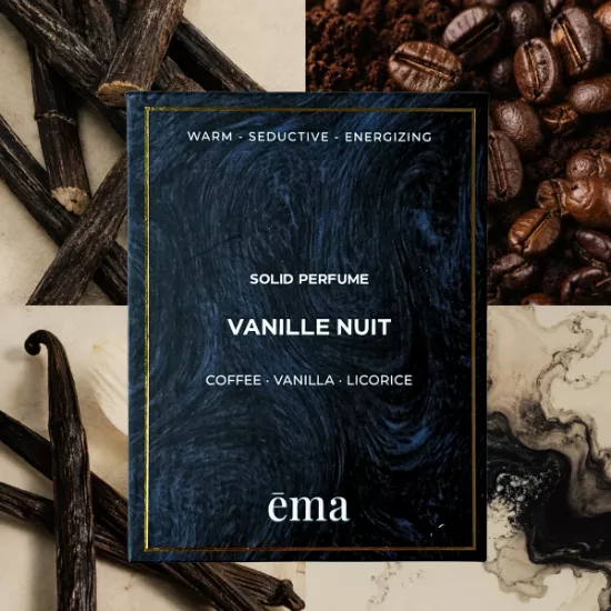  ēma Vanille  Nuit  Solid  Perfume  ·  Coffee,  Vanilla  &  Licorice